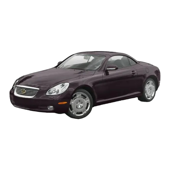 Lexus SC 430 2002 Manual