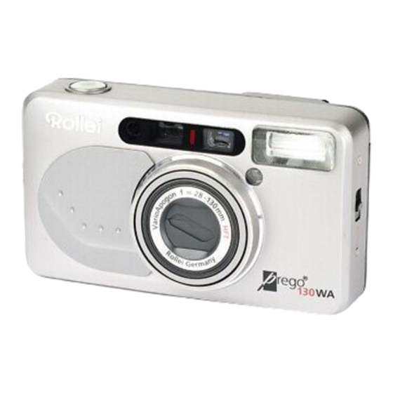 Rollei 100 WA Instructions For Use Manual