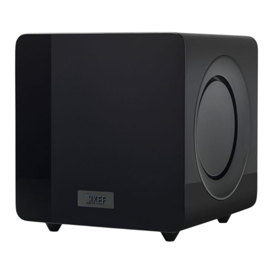 KEF KF92 User Manual