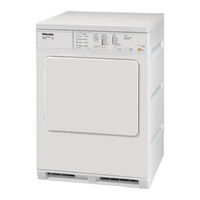 MIELE T 8002  VENT ED DRYER - OPERATING AND Operating And Installation Manual