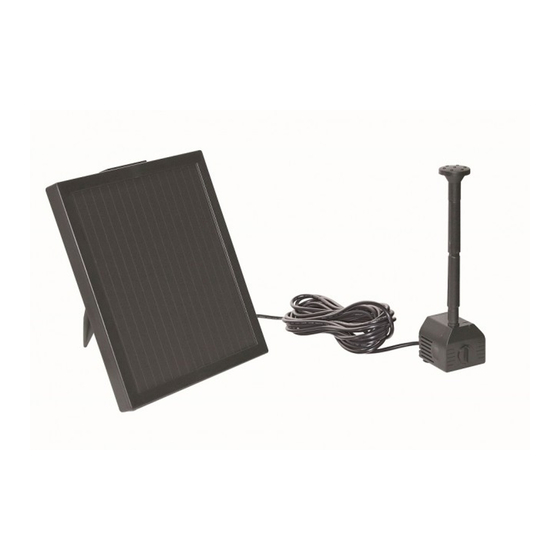 Pontec PondoSolar 150 Operating Instructions Manual