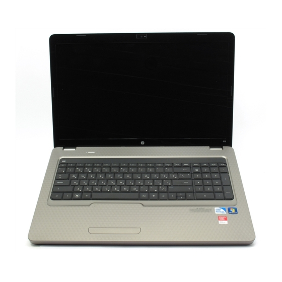 HP G72-100 - Notebook PC Maintenance And Service Manual