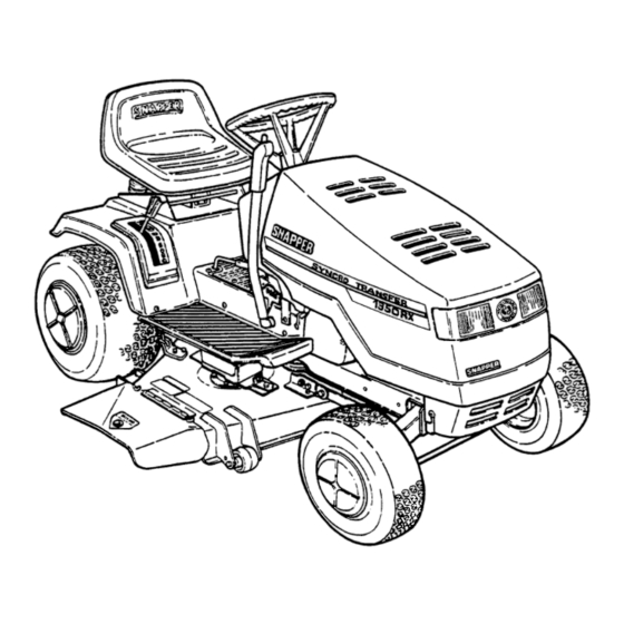 Snapper LT125G33 Parts Manual