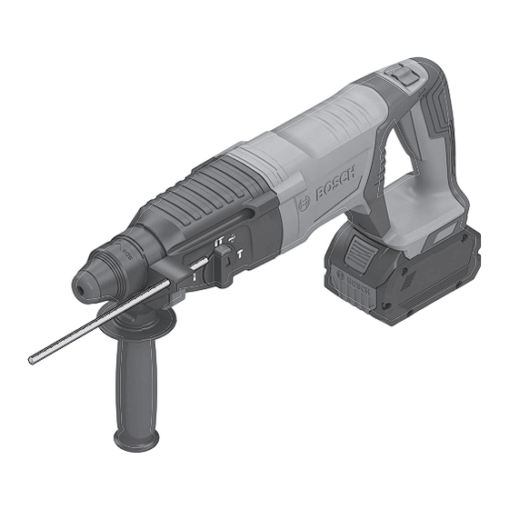 Bosch GBH18V-26D Operating/Safety Instructions Manual