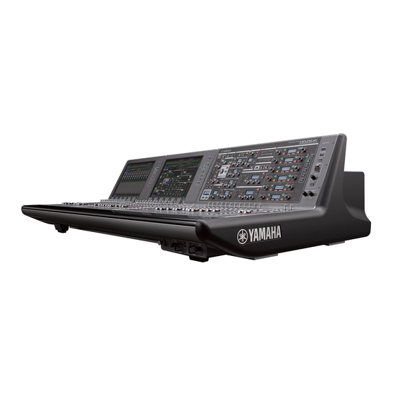 Yamaha Rivage PM Series Supplemental Manual