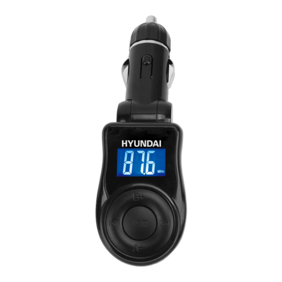 Hyundai FMT 263 Instruction Manual