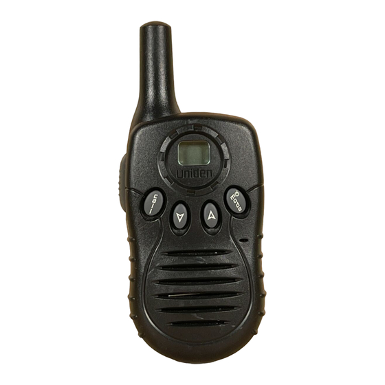 Uniden ecoterra GMRS520 Manual