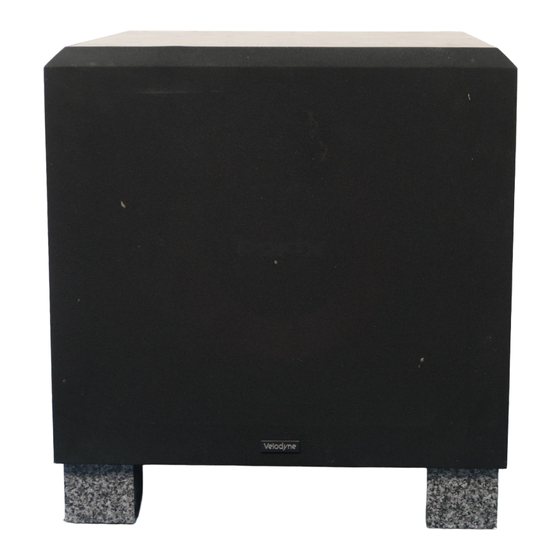 Velodyne VA-1250X Manuals