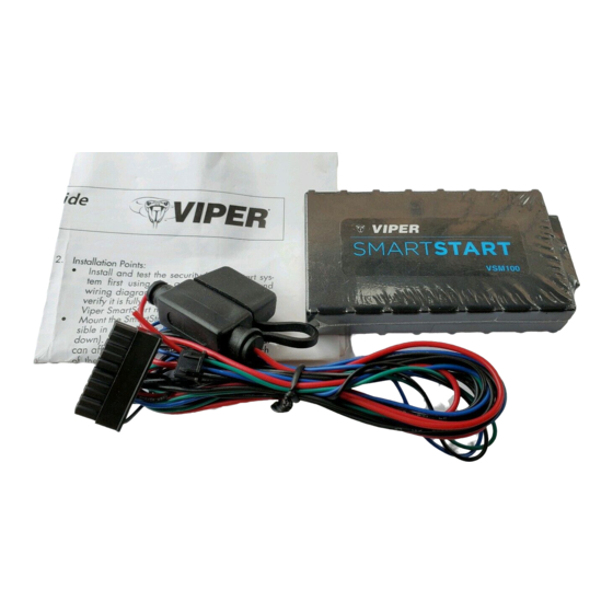 Viper SMARTSTART VSM100 Manuals