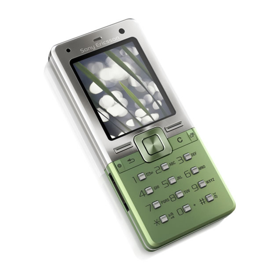 Sony Ericsson T650 Working Instruction, Mechanical