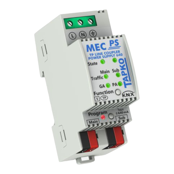 TAPKO MECps 640 Operating Instructions