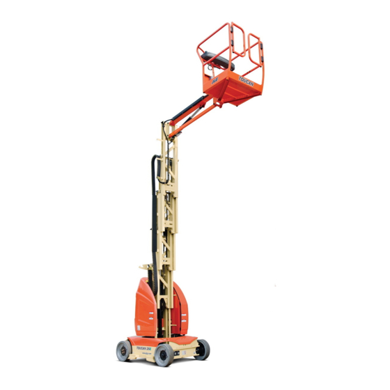 JLG TOUCAN 8E Service And Maintenance Manual