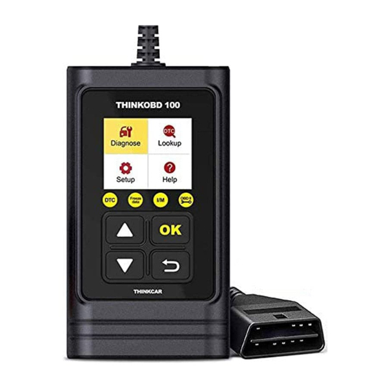 Thinkcar THINKOBD 100 Quick Start Manual