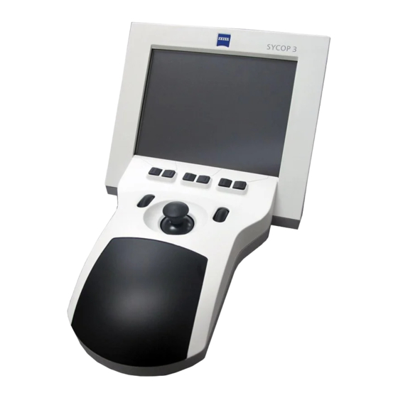 Zeiss SYCOP 3 Quick Reference Manual