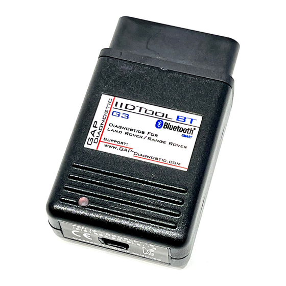 Gap Diagnostic IIDTool Pro User Manual