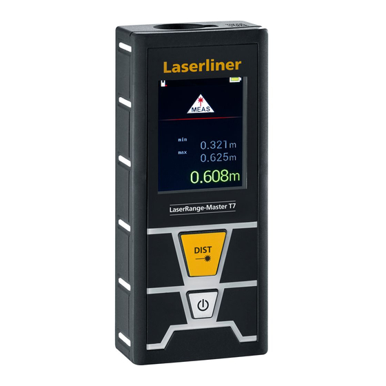 LaserLiner LaserRange-Master T7 Manual
