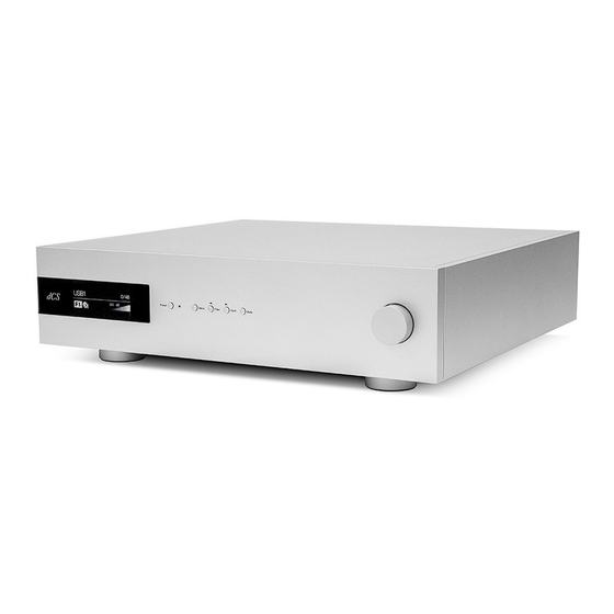 DCS Bartok DAC User Manual
