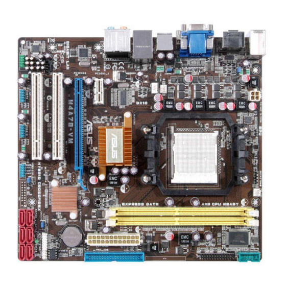 Asus M4A78-VM IN SI Manuals