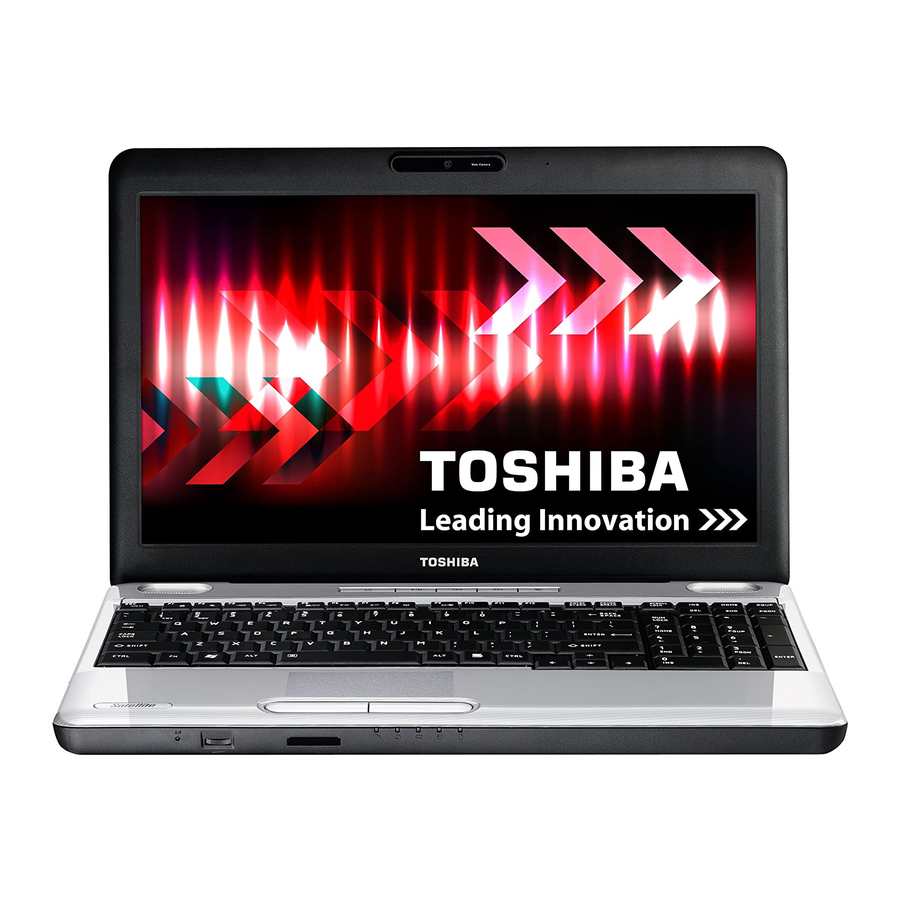 Toshiba Satellite L550 series User Manual