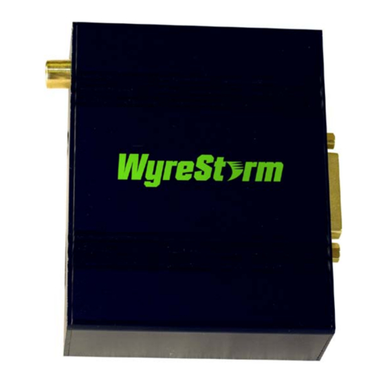 WyreStorm CONV0211 Manuals