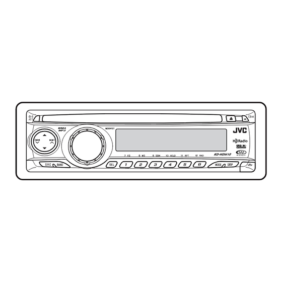 JVC KD-HDW10J Instructions Manual