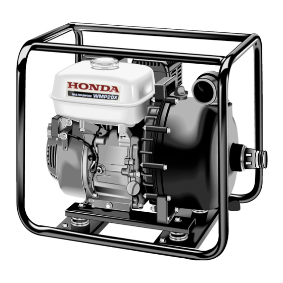 Honda WMP20X1E Owner's Manual