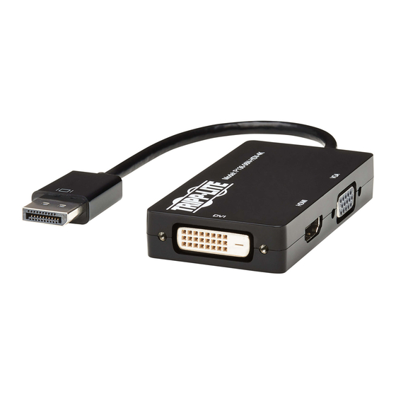 Tripp Lite P136-06N-HDV-4K Quick Start Manual