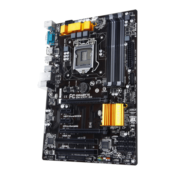 Gigabyte GA-Z97P-D3 Manuals