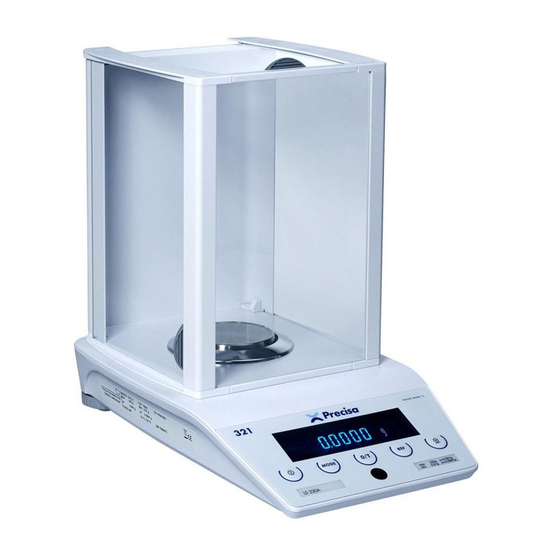 Precisa 321 LS Quick Start Manual