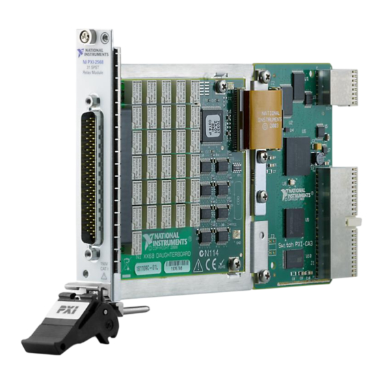 National Instruments PXI-2568 Manual