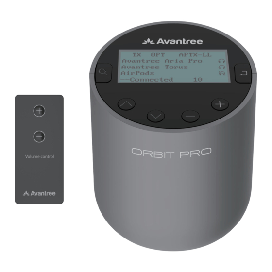 Avantree Orbit Pro User Manual