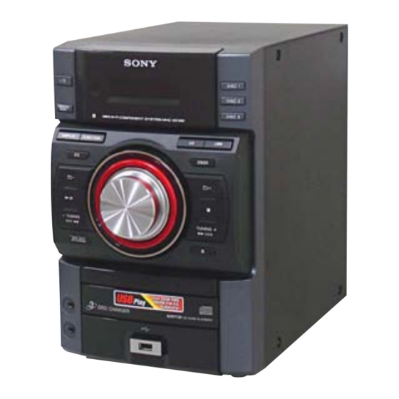 Sony HCD-EC69 Manuals