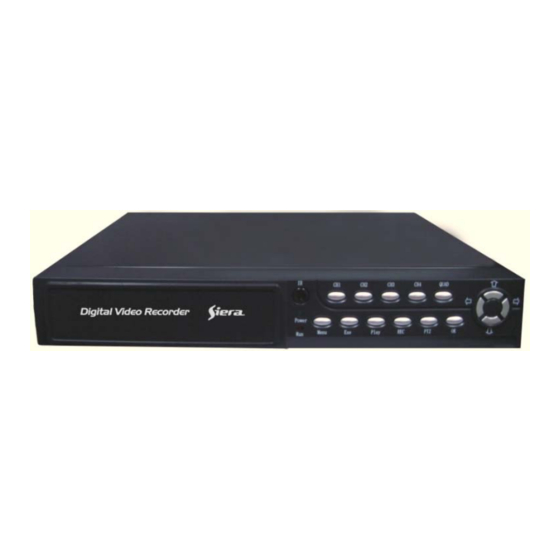 Siera Panther SDR 1004 Installation Manual