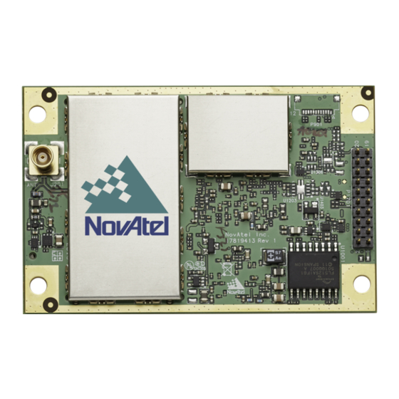 Novatel OEM7 Installation And Operation User Manual
