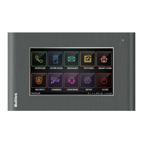 Multitek VIP70 Installation And User Manual