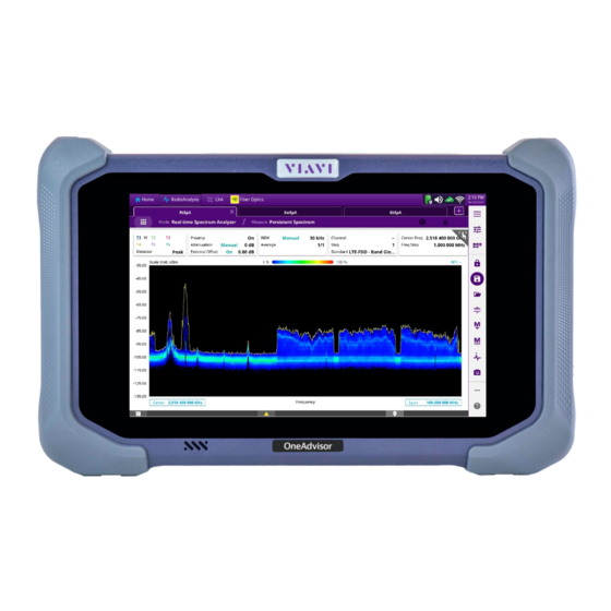 Viavi ONA-800 Quick Start Manual