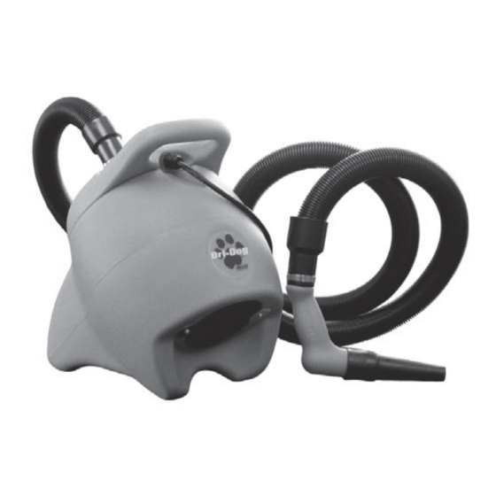 Dri-Eaz Dri-Dog Dryer Quick Start Manual