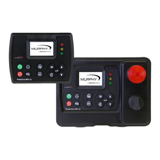 Enovation Controls MURPHY PowerCore MPC-10 Operation Manual