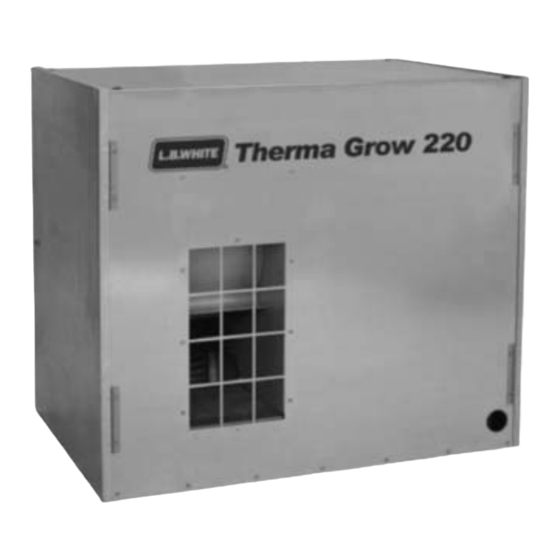 L.B. White Therma Grow 120NG Owner's Manual And Instructions