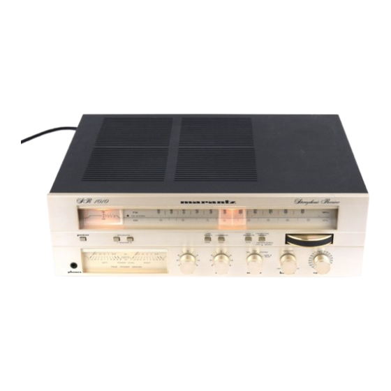 Marantz SR1010 User Manual