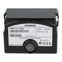 Siemens LMO14 Series Installation Instructions Manual