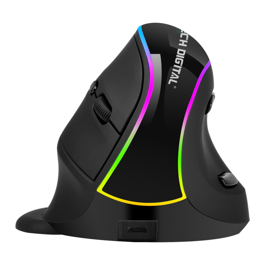 J-Tech Digital V638 - Wireless Rechargeable Vertical Mouse Manual