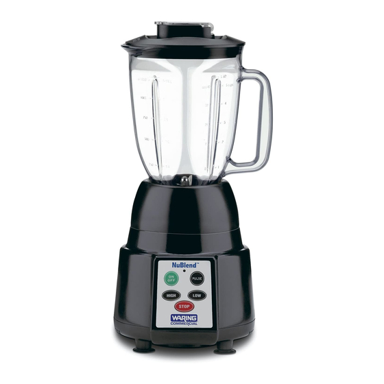 Waring NuBlend BB185 Instruction Manual