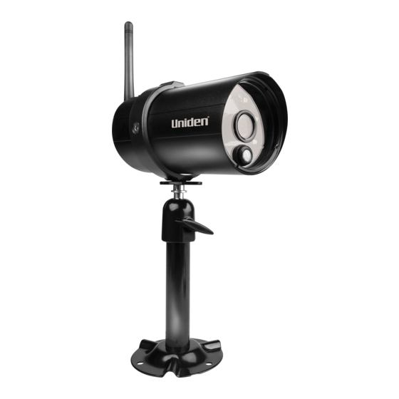 uniden security camera troubleshooting