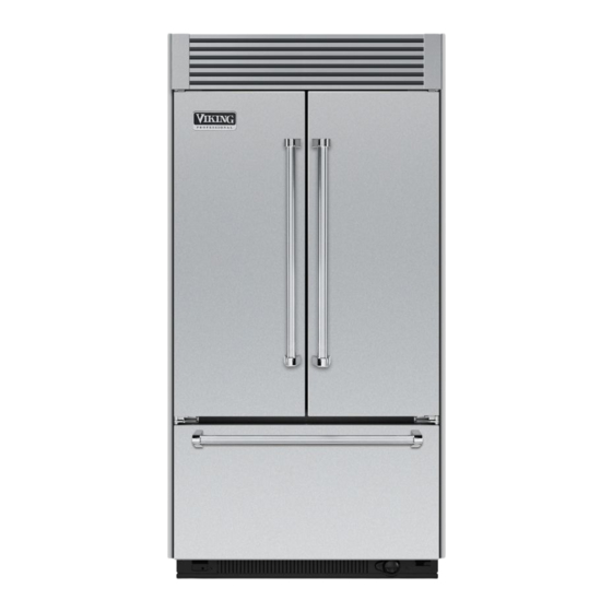 VIKING BUILTIN FRENCH DOOR BOTTOMFREEZER REFRIGERATOR USE & CARE