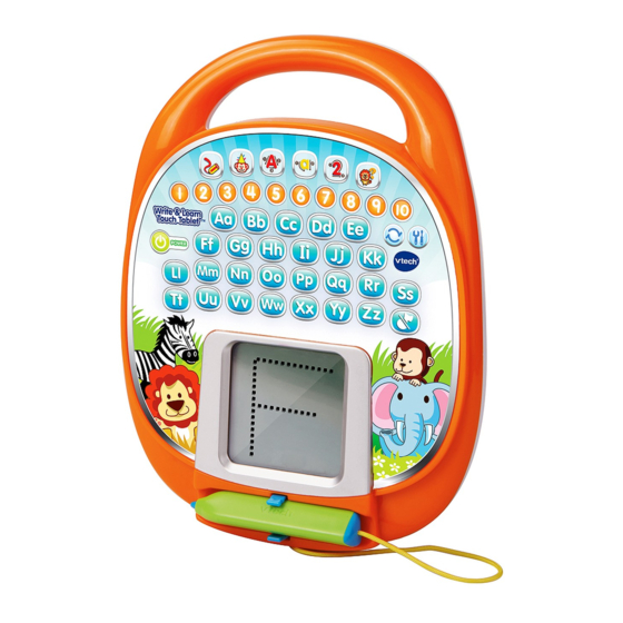 Vtech Touch Tablet User Manual