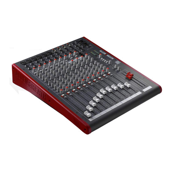 ALLEN & HEATH ZED 14 USER MANUAL Pdf Download ManualsLib