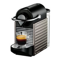 Addiction Seminary forlænge Nespresso Coffee Maker User Manuals Download | ManualsLib