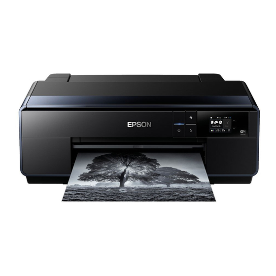 EPSON SURECOLOR P600 SERIES PRODUCT MANUAL Pdf Download | ManualsLib