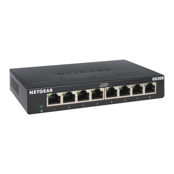 NETGEAR GS308 INSTALLATION MANUAL Pdf Download ManualsLib